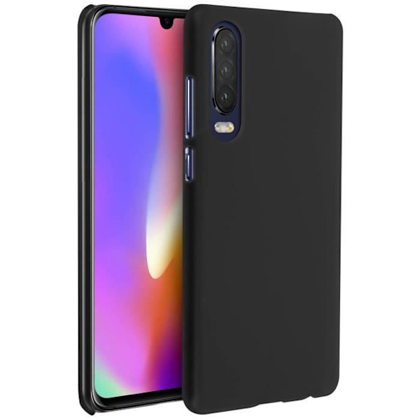 Coque Huawei - P30 - Stötsäker - Hård - Soft Touch - Mattsvart Matte svart