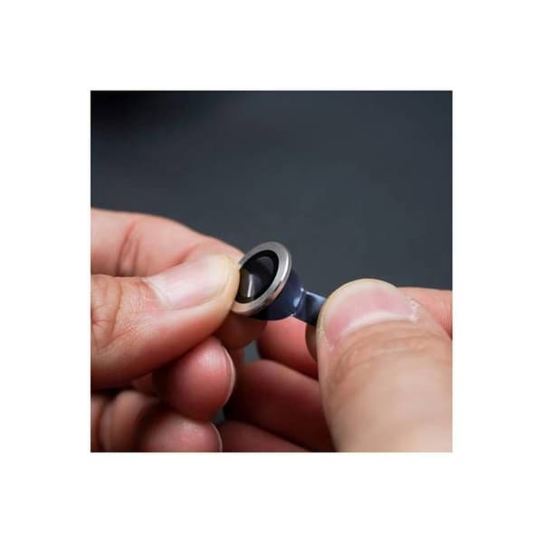 Beskyttelse til kameralinse - SPIGEN - iPhone 16/16 Plus - 9H hærdet glas - Stødabsorberende - Sort