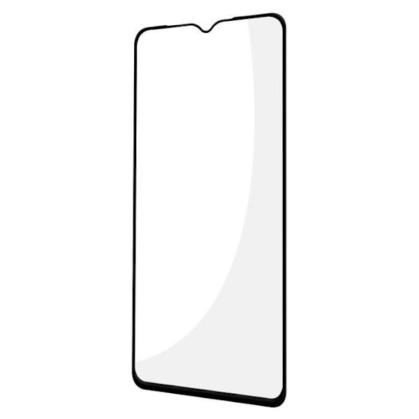 Hærdet glas til Nokia C21 Plus 9H hårdhed Gennemsigtig Sort affaset kant