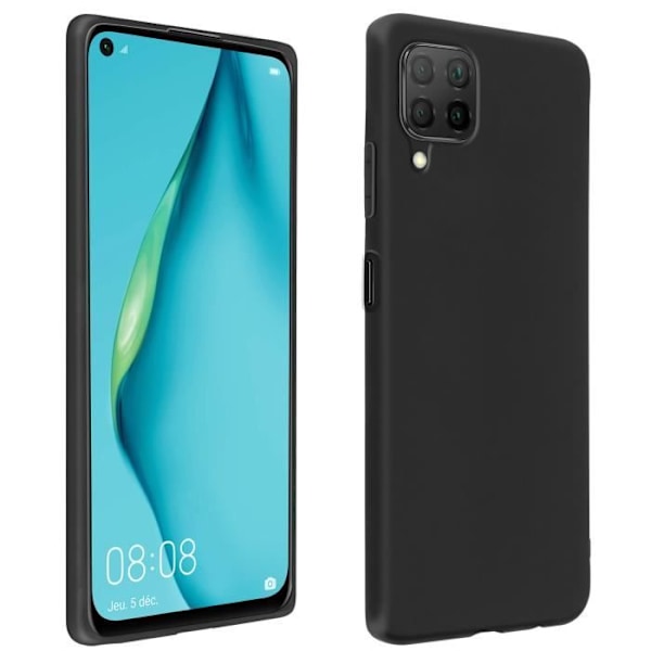 Coque - AVIZAR - Huawei P40 Lite - Silikonegels - Sort - Beskyttelse mod stød og ridser Svart