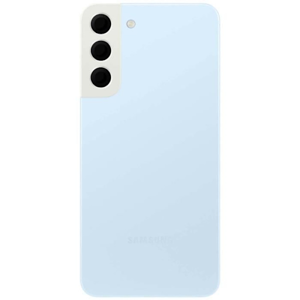 Samsung Galaxy S22 Plus akun suojus Alkuperäinen Samsung taivaansininen linssillä