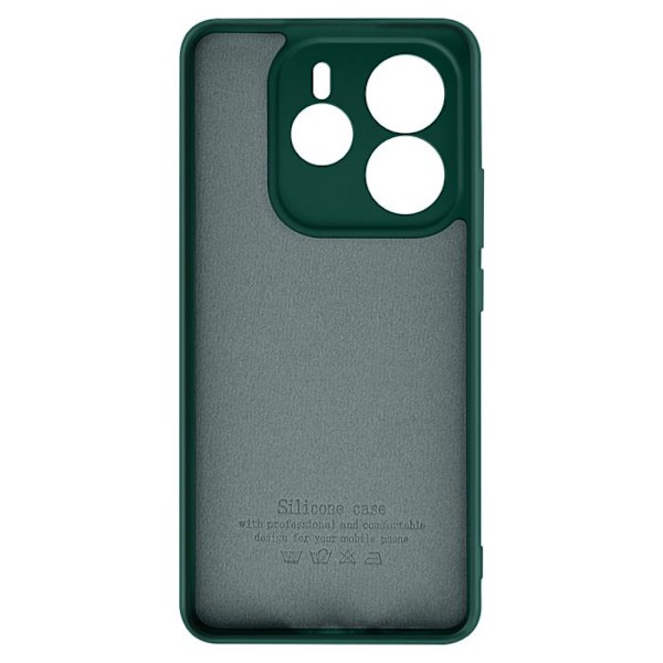 Fodral för Xiaomi Redmi Note 14 5G Semihård Soft-touch Anti-spår Grön gran Grön