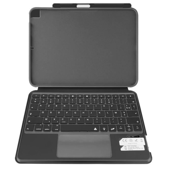 Tangentbordsfodral för iPad 10.2 2021 Bluetooth Integrated Support Funktion MW Grey