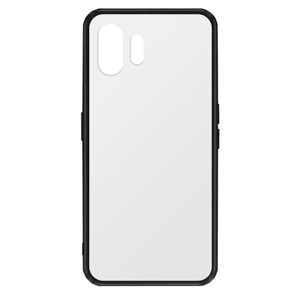 AVIZAR Case for Nothing Phone 2 - Pehmeä silikoni - Himmeä takaosa - Musta Contour Svart