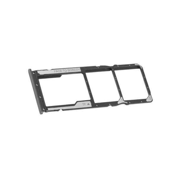 SIM-kortskuffe - Xiaomi - Redmi 12C - Dual Nano SIM - Micro-SD - Sort Svart