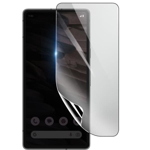 Skärmskydd - 3MK - Google Pixel 7a - Stötsäker Hydrogel - Transparent - Reptålig Transparent