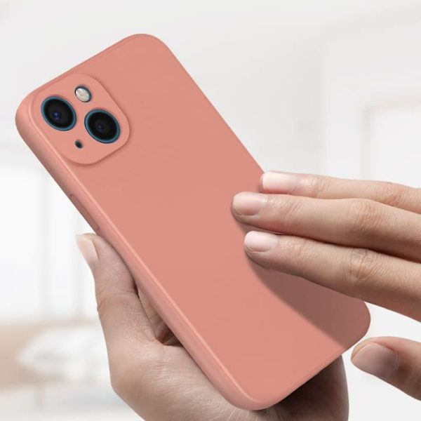 Coque - AVIZAR - iPhone 13 Mini - Semi-rigidh - Rosa - Soft Touch Finish Rosa