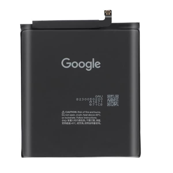 Intern batteri - GOOGLE - Pixel 9 Pro - 4700mAh - Sort - Overholder CE og RoHS Svart