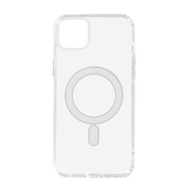 Coque - AVISERE - iPhone 13 Mini - Stødabsorberende - Transparent Hvid - Magsafe Klar vit