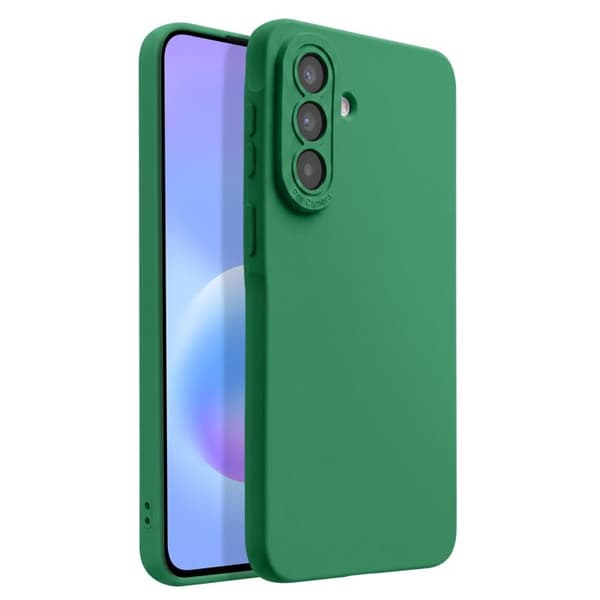 Siliconfodral för Samsung Galaxy A57 Förstärkt Kameraskydd Grön Grön