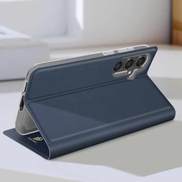 Fodral till Samsung Galaxy S23 FE - DUX DUCIS - Midnattsblå - Korthållare - Videostöd Blå