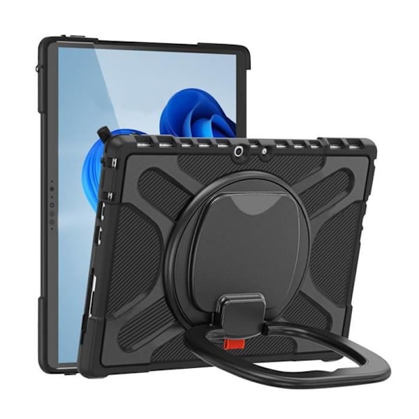 Coque Microsoft Surface Pro 8 - AVIZAR - Multilager - Multifunktionell handtag - Svart Svart