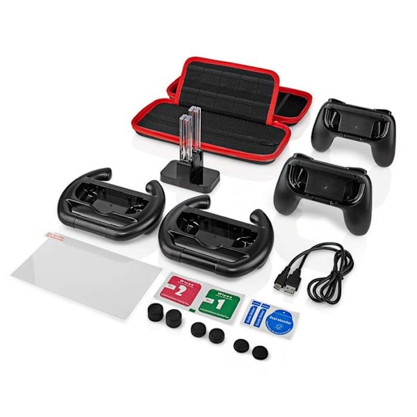 Peli aloituspaketti - Nedis - GNSWKIT110BK - 13-in-1 - Yhteensopiva Nintendo Switch - Oleelliset tarvikkeet