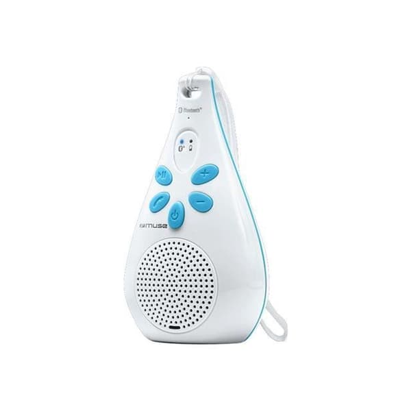 Bærbar bluetooth højttaler splashproof Muse - M-320 BT - Hvid - Sprøjtbeskyttet - Batteri Vit