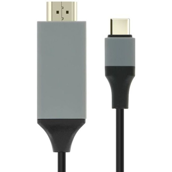 USB-C HDMI-kabel - WIWU - 2m - Ultra HD - Sort - Video- og lydoverførsel Svart