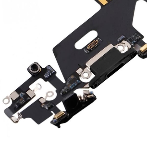 Latausliitin - Apple - iPhone 11 - Lightning Musta - Vaihto - Yhteensopiva CE- ja RoHS-standardien kanssa Svart