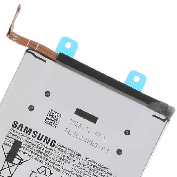 Ersättningsbatteri för Galaxy A57 5G 5000mAh Service Pack Samsung Grå Grå