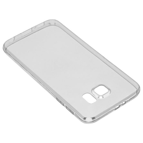 Suojapakkaus - AVIZAR - Samsung Galaxy S6 - Silikonikansi - Tempered Glass - Läpinäkyvä Transparent