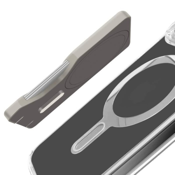 MagSafe Fodral för iPhone 15 Plus Presidio Perfect Clear Clicklock Speck Silver Transparent