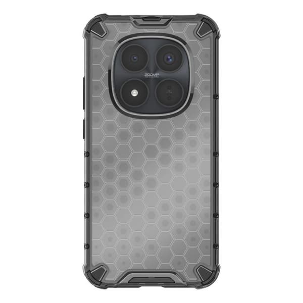 Skyddsfodral för Redmi Note 15 Pro Plus 5G Förstärkt Texturerad Bihoneycomb Svart Svart