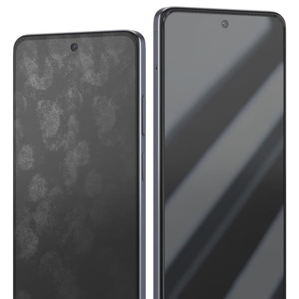 Hærdet glas til Realme 14x og C75 Hårdhed 9H Ridseresistent Sort Svart