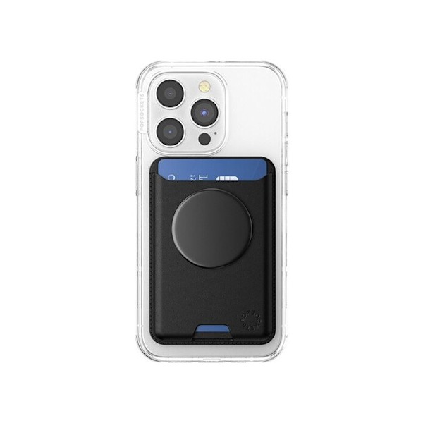 Popsockets Puhelinlisävaruste Korttipidike PopWallet MagSafe musta
