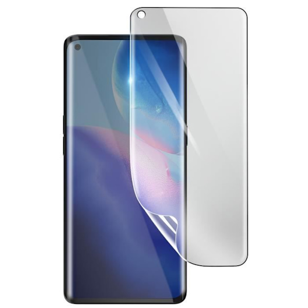 Näytönsuoja - 3MK - Oppo Reno 5 Pro 5G - Iskunkestävä Hydrogeeli - Läpinäkyvä - Naarmuuntumaton Transparent