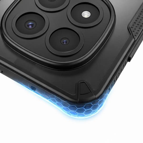 Cover til Redmi Note 15 Pro 5G Forstærket Model X-Defense Shield Sort Svart