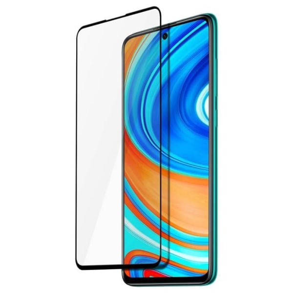 Suojakalvo - AVIZAR - Xiaomi Redmi Note 9S/9 Pro/9 Pro Max - Karkaistu lasi - Erittäin ohut - Räjähdyssuoja Svart