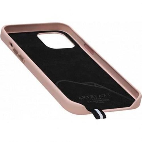 Etui til iPhone 12 / 12 Pro i Elysée Læder ARTEFAKT Pink Rosa