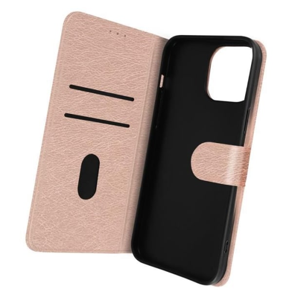 iPhone 14 Pro Plånboksfodral Video Support Funktion Rose Gold Rose guld