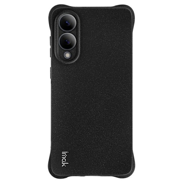 Coque til Samsung Galaxy S25 Edge Silikone Antichok Hjørne Bumper iMak Sort Svart