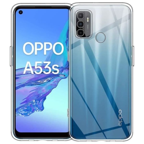 Pehmeä läpinäkyvä geelikotelo Oppo A53/A53s