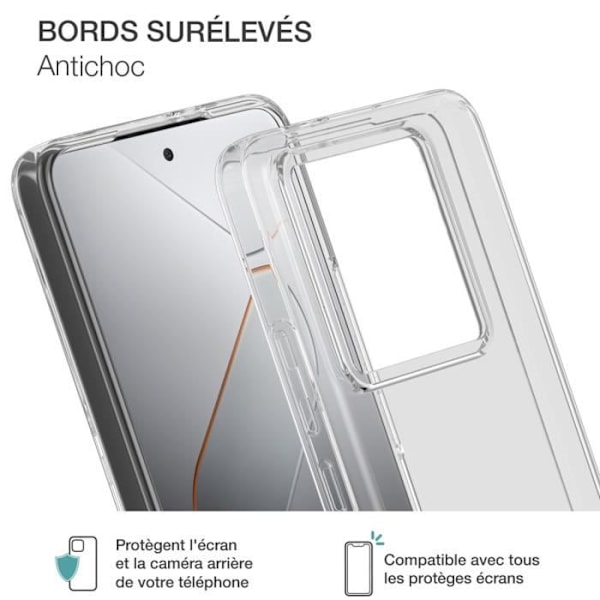 Coque til Xiaomi 14T Pro Blød SiliSoft Anti-gulning BigBen Transparent Transparent