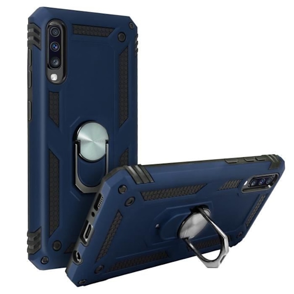 Fodral - AVIZAR - Galaxy A50 - Bi-material - Video Support Ring - Midnattsblå Midnattsblå