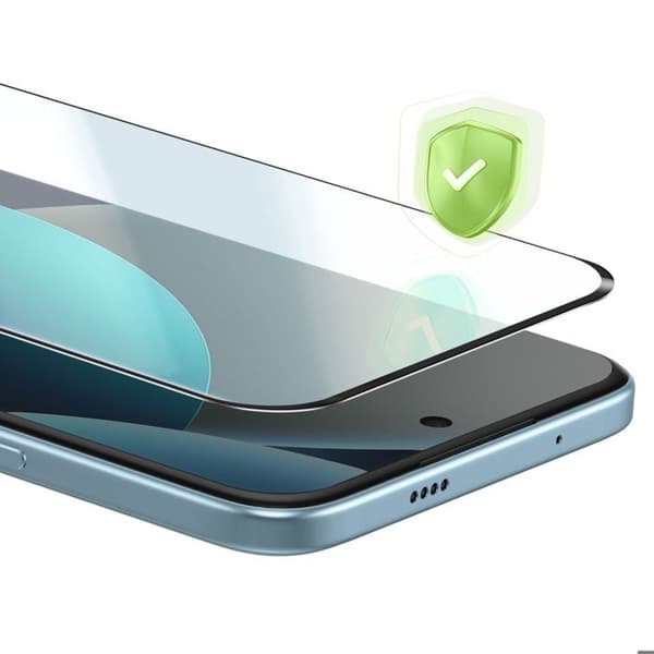 Skärmskydd för Xiaomi Redmi Note 15 Pro Plus 5G Full Glue 6D 9H Transparent Vit