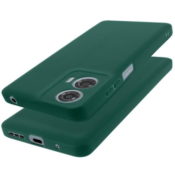 Coque til Motorola Moto G24 Power Silikone Blød Mat Mørkegrøn Grön