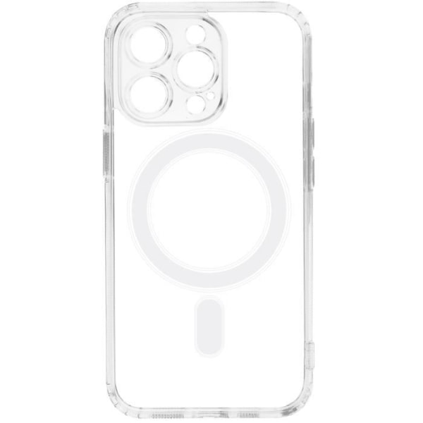 MagSafe Cover til iPhone 14 Pro Max Hard Transparent Contour Blød Stødsikker Vit