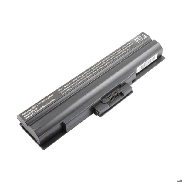 Erstatningsbatteri - AVIZAR - VGP-BPS21A - 11,1V - 4400mAh - Li-ion Sort Svart