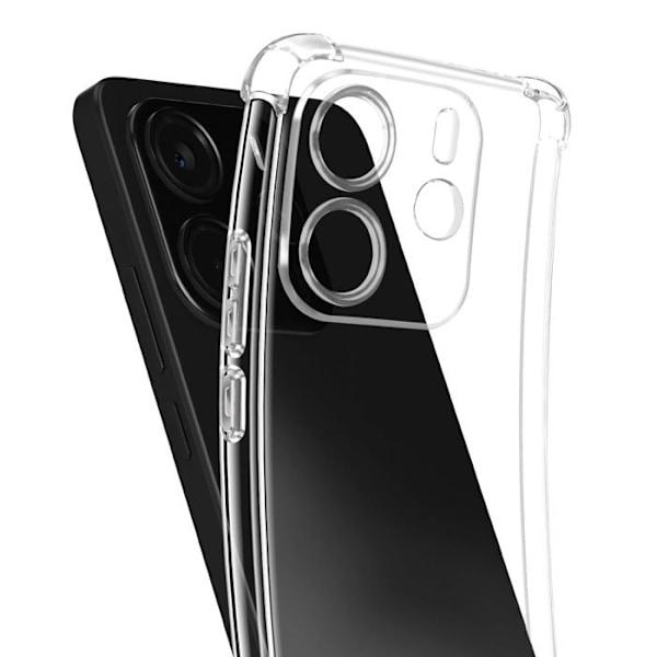 Stötabsorberande Skal för Xiaomi Redmi Note 14 4G med Förstärkta Hörn Mayaxess Transparent Vit