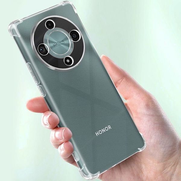 Silikonskal - Mayaxess - Honor Magic 6 Lite - Transparent - Lätt skydd - Modern design Transparent
