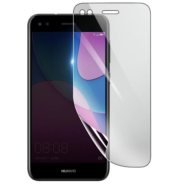 Skärmskydd - 3MK - Huawei Y6 Pro 2017 - Stötsäker Hydrogel - Genomskinlig - Reptålig Transparent