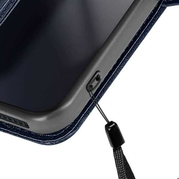 Plånboksfodral för Redmi Note 15 Pro Plus 5G med kortfack och ställ i midnattsblå Blå