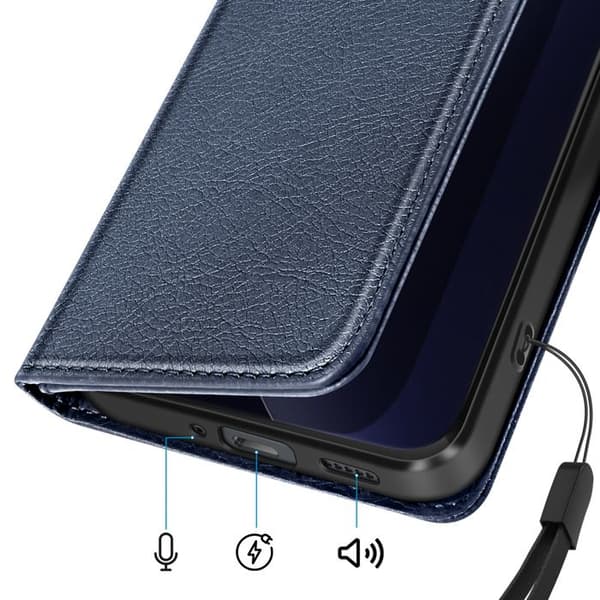 Xiaomi Redmi Note 15 Pro Plus 5G Chesterfield Plånboksfodral med Ställfunktion Blå Blå