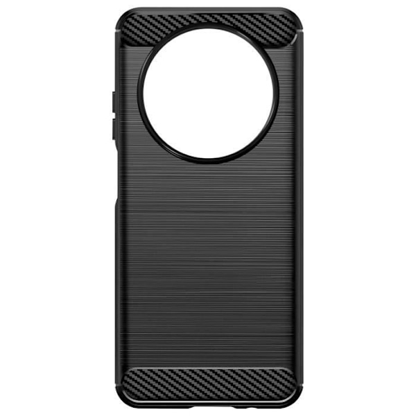 Fodral till Xiaomi Redmi A3 - AVIZAR - Flexibel kol och borstad svart effekt - Halvstyv - Syntet - Blandad Svart