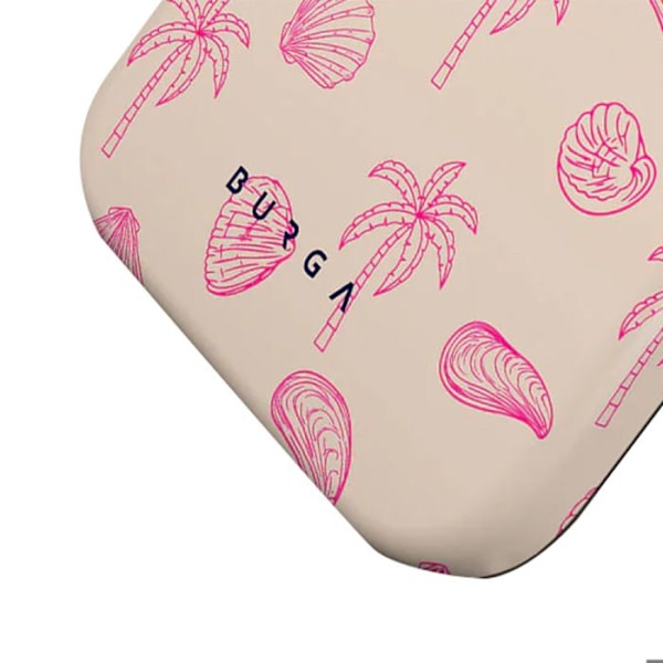 Coque MagSafe för iPhone 16 Plus Elegant Strandmönster Please Burga Flerfärgad Svart