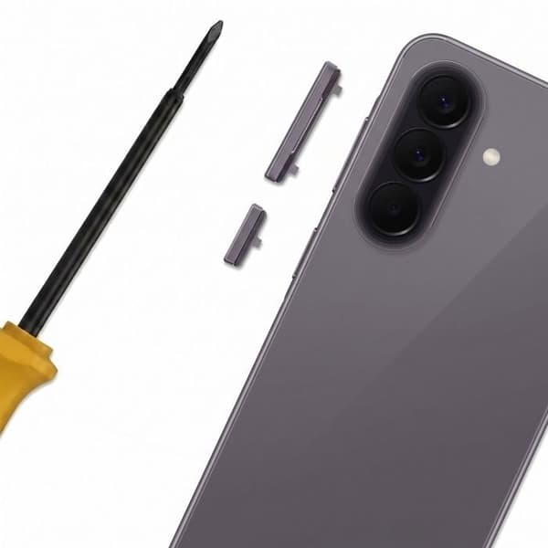 Sido-knappar för Galaxy A57 5G Ström- och volymknappar Grå Grå