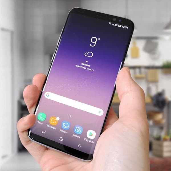 LCD-skærm - SAMSUNG - Galaxy S8 - Original Touch - Rosa Farve - Fuld Blok Ros