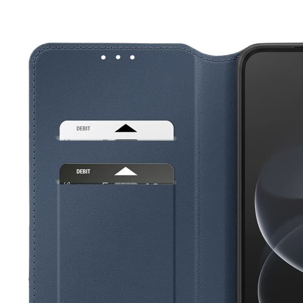 Klapetui til Redmi Note 17 Pro / 17 Pro Max Standfunktion Classic Edition Mørkeblå Blå