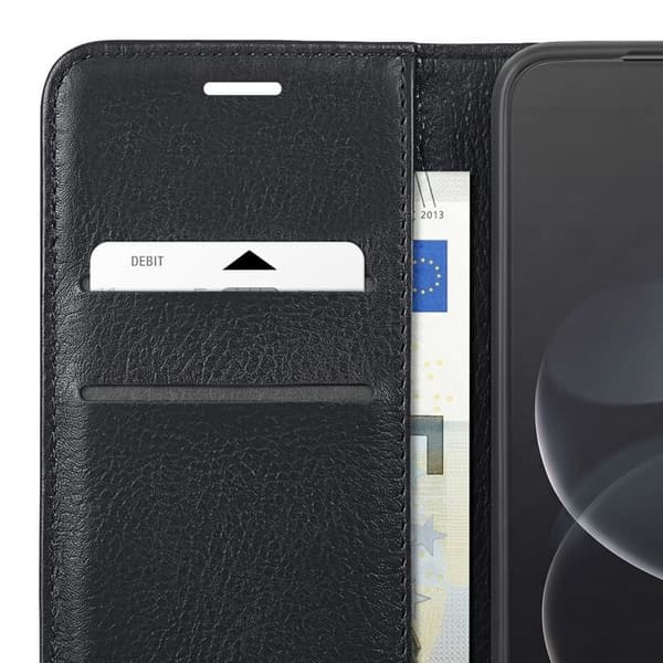 Plånboksfodral för Redmi Note 17 Pro Max med strukturerad yta och stöd Zanaé Svart Svart